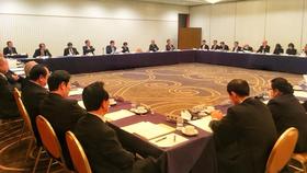 県連総務・選対・職域支部長会議を開催